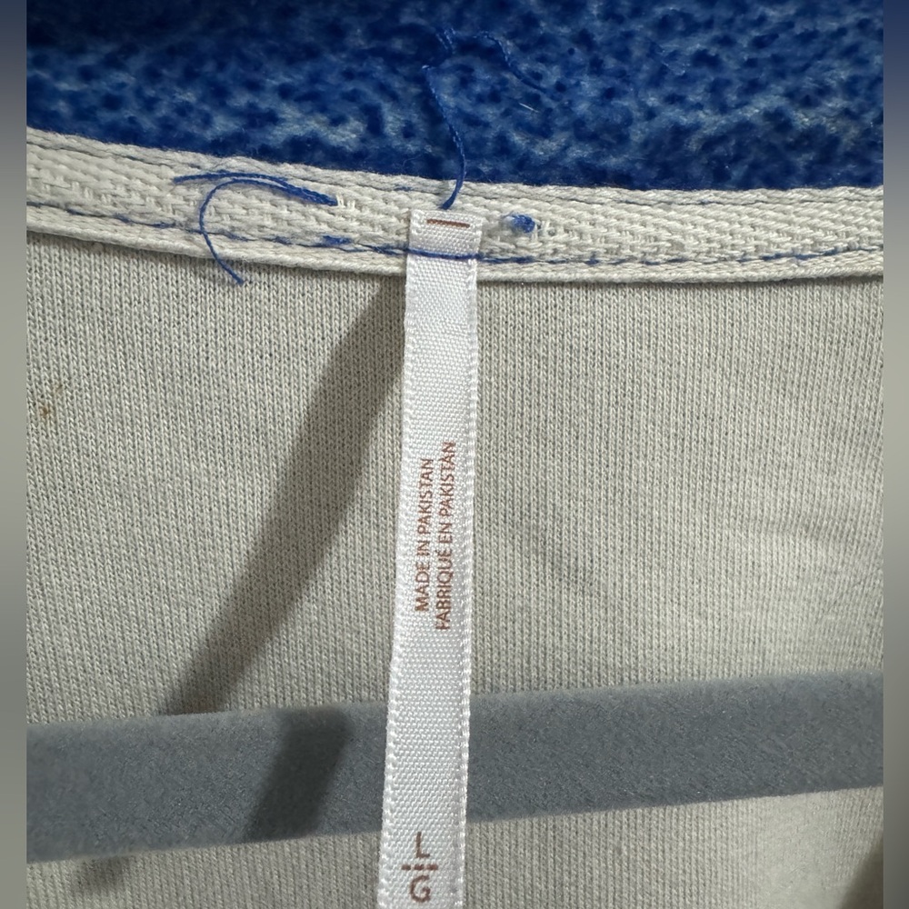 Free People Ruby Button Down Shacket, Ombre Blue … - image 4